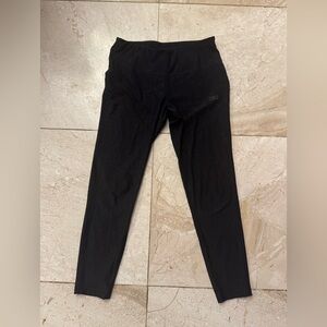 Women's Black Medium Helly Hansen cheetah leggings X-Cool interior drawstring